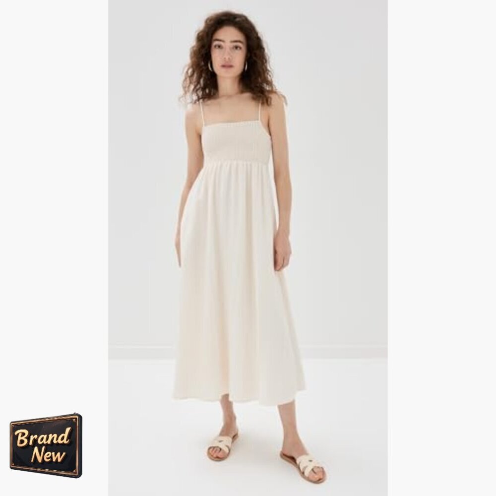 Lightweight Maxi Dress with Smocked Bodice and Pockets - Picture 5 of 6